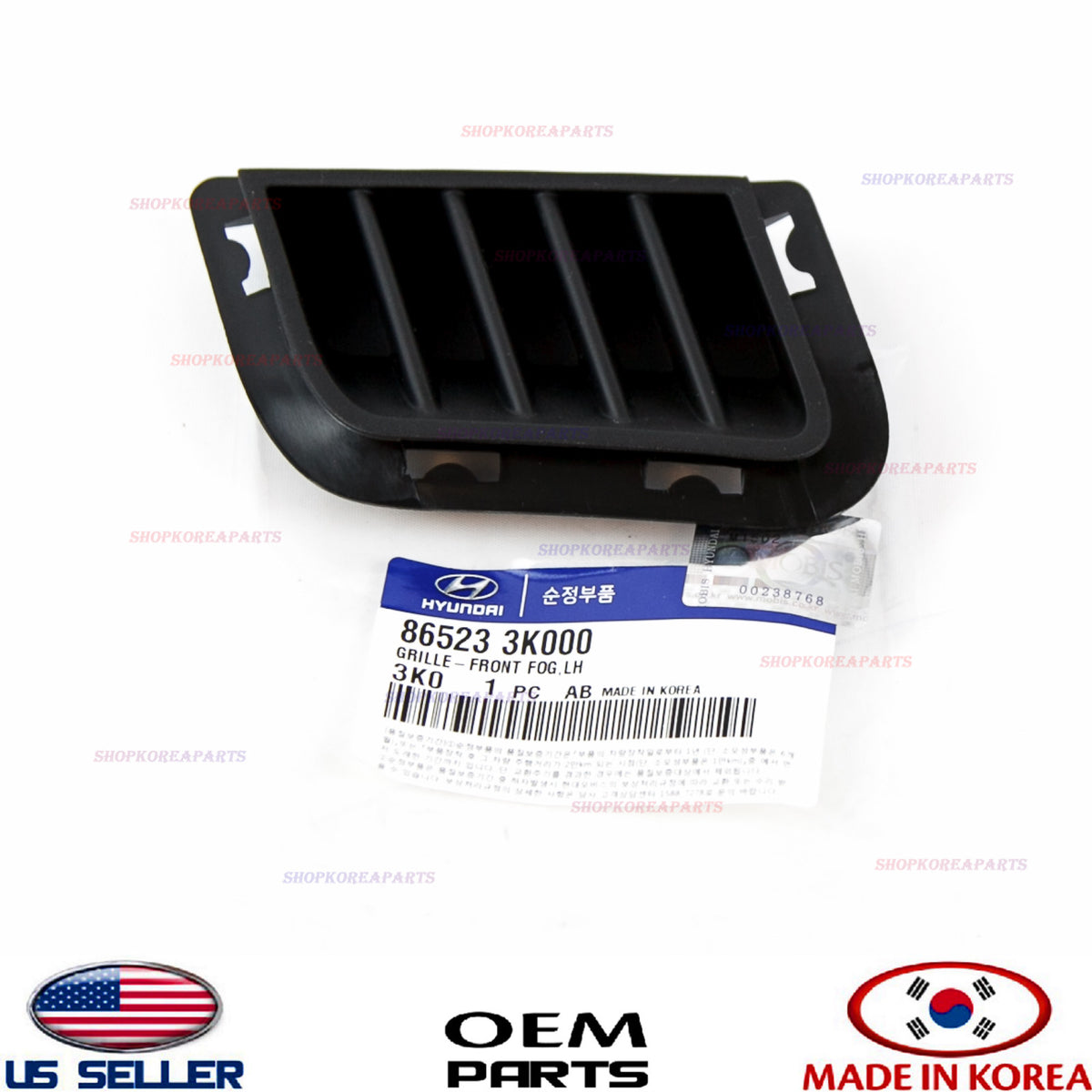 GENUINE Front Bumper-Fog Lamp Hole Cover LEFT Driver Side OEM Sonata 2006-2008