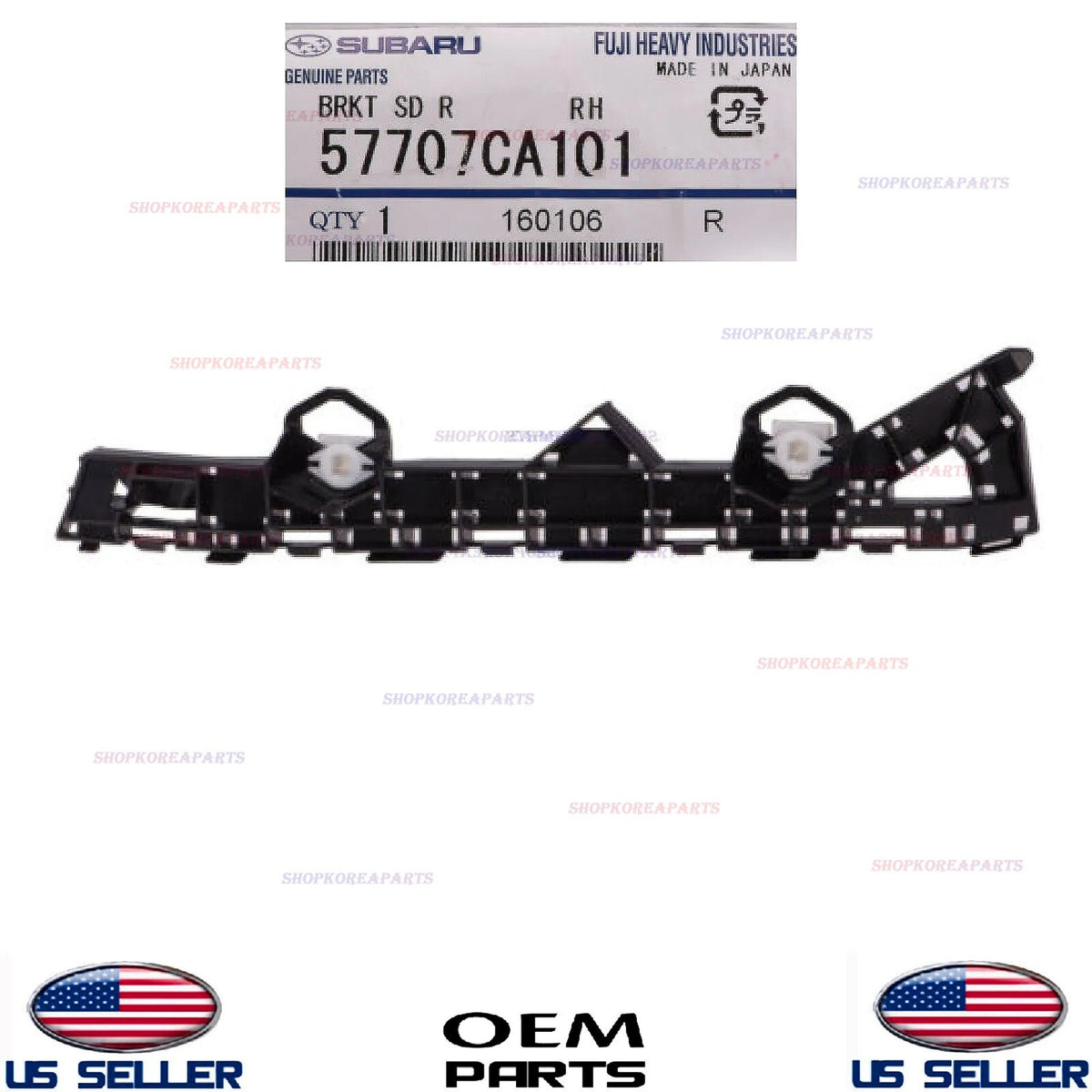 GENUINE Rear Bumper Mounting Bracket RIGHT Passenger ⭐OEM⭐ Subaru BRZ 2013-2020