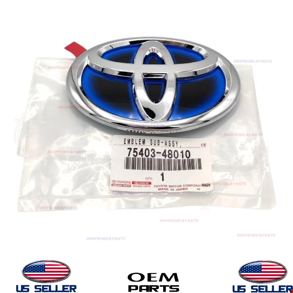 GENUINE OEM Rear Logo Emblem 2011-2025 Toyota HYBRID 75403-06130