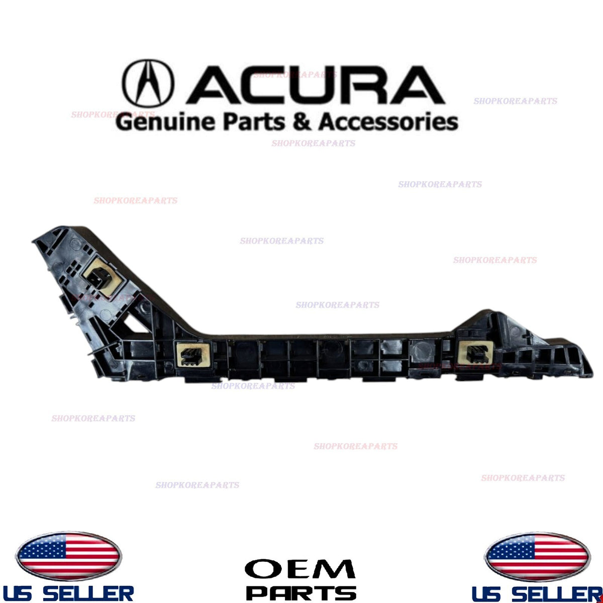 OEM 19 - 22 ACURA ILX REAR BUMPER PASSENGER SIDE FENDER BRACKET RETAINER RIGHT