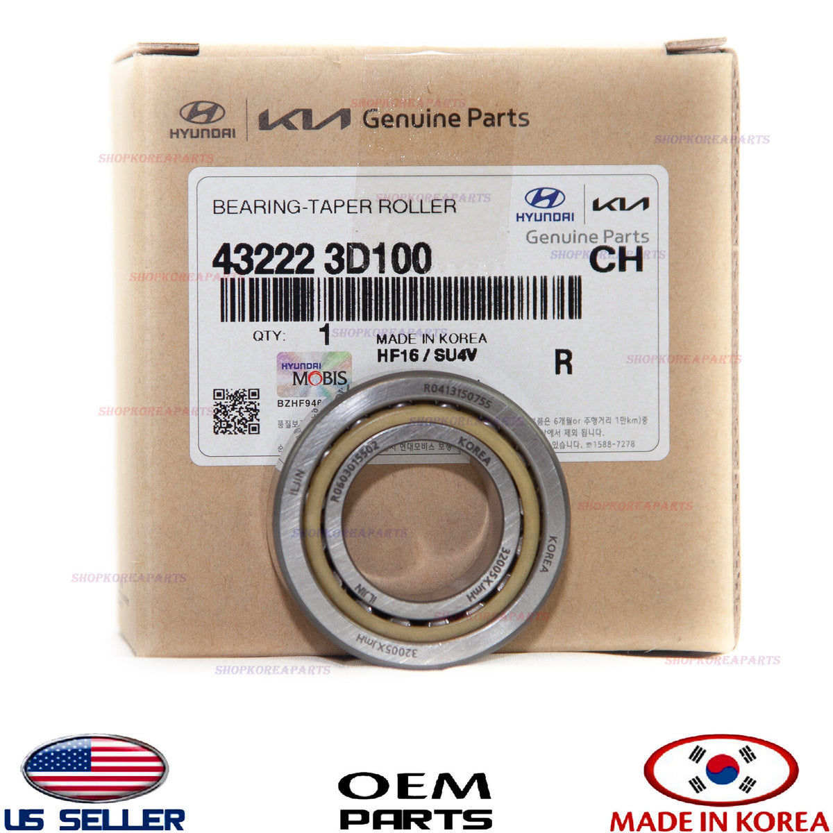 GENUINE Manual Transmission Bearing Taper Roller ⭐OEM⭐ HYUNDAI KIA 432223D100