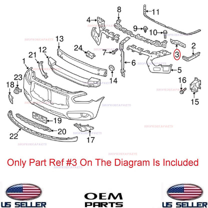 GENUINE Front Bumper Bracket Retainer RIGHT ⭐OEM⭐ Infiniti JX35 QX60 2014-2020