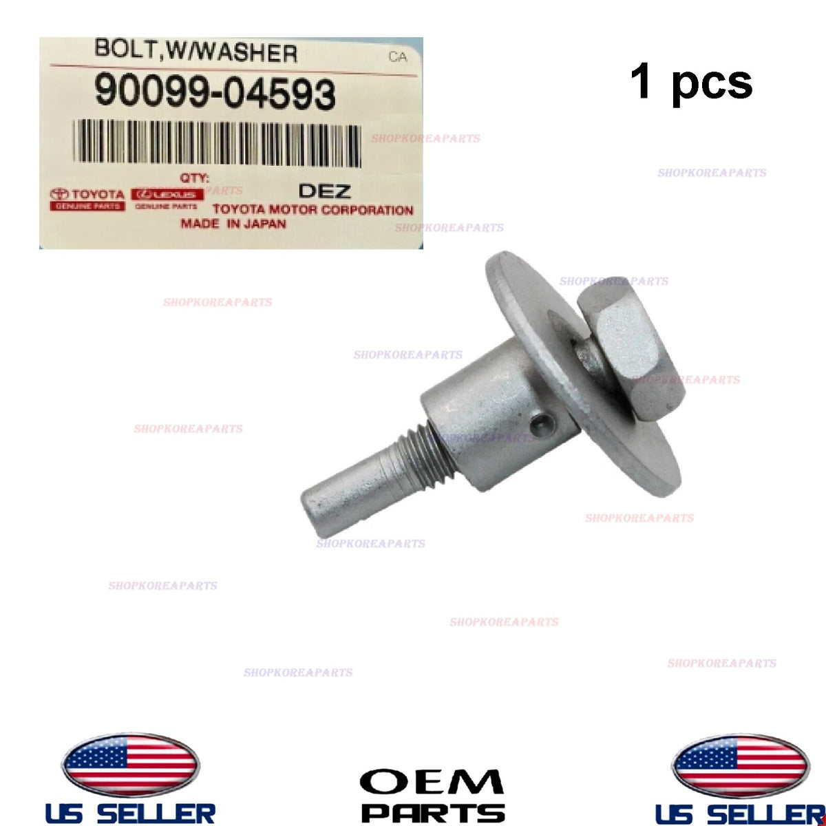 GENUINE OEM Air Cleaner Box Bolt w/Washer 2002-2017 Toyota Lexus 90099-04593