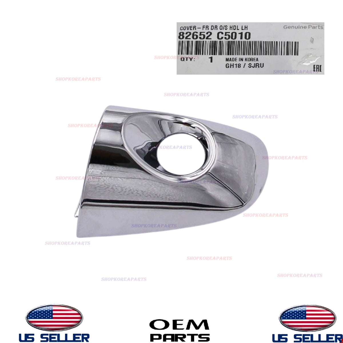 GENUINE Front Door Outside Handle Cover LEFT Driver Side 2016-2020 Kia Sorento