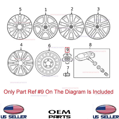 GENUINE OEM Wheel Center Hub Cap Silver 2008–2017 Toyota Sequoia
