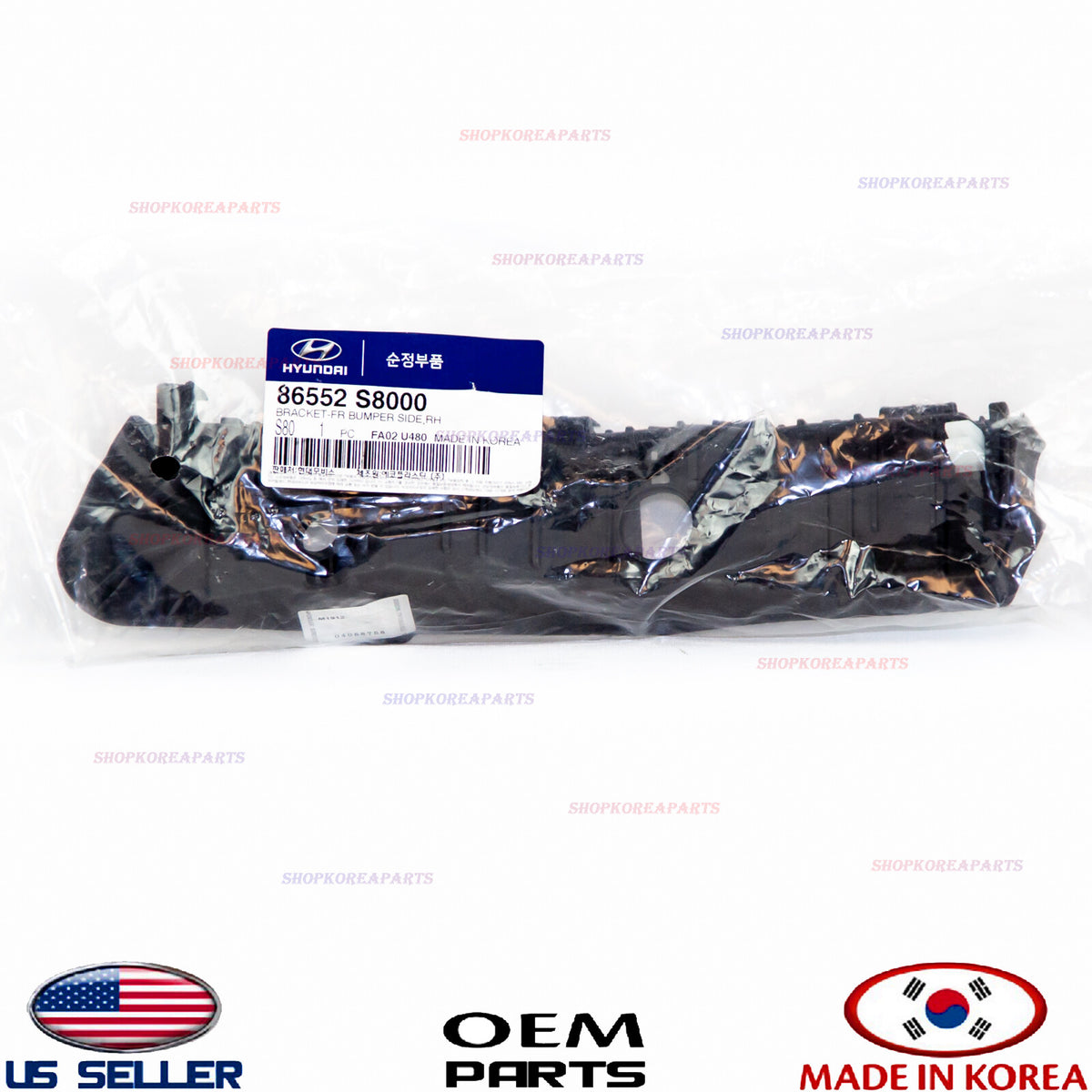 GENUINE Front Bumper Bracket Retainer RIGHT Passenger Side OEM Palisade 2020-22