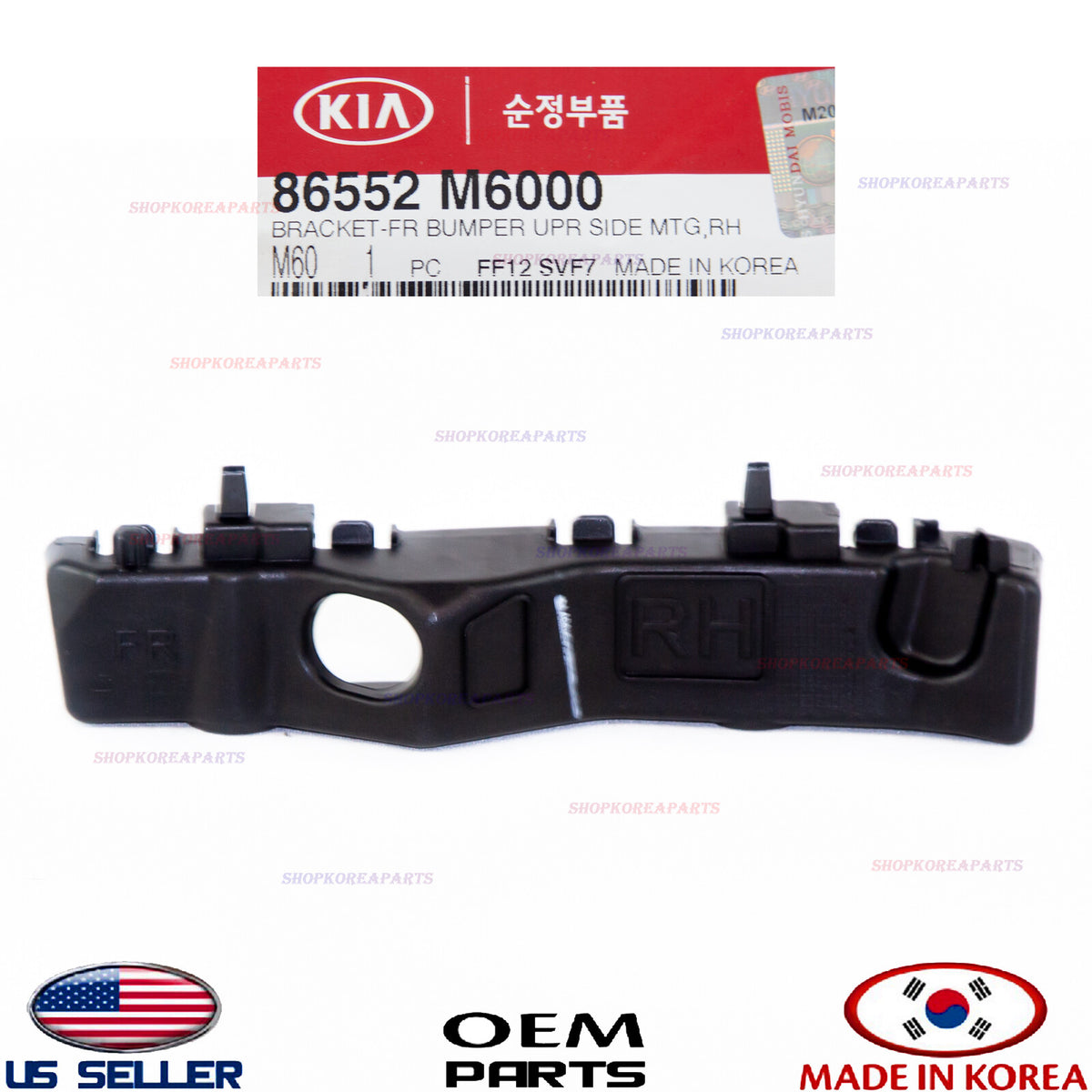 GENUINE Front Bumper Bracket Retainer RIGHT Pass Side ⭐OEM⭐ KIA FORTE 2019-2021