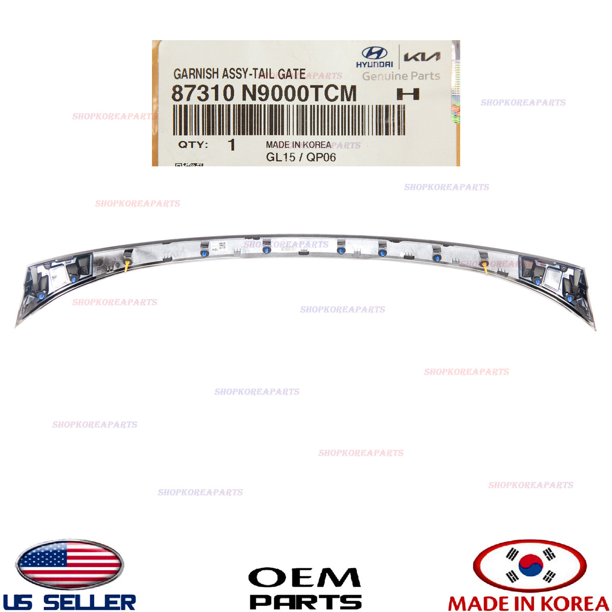 GENUINE Tailgate Finish Panel Trim Plate ⭐OEM⭐ HYUNDAI TUCSON 2022-2026