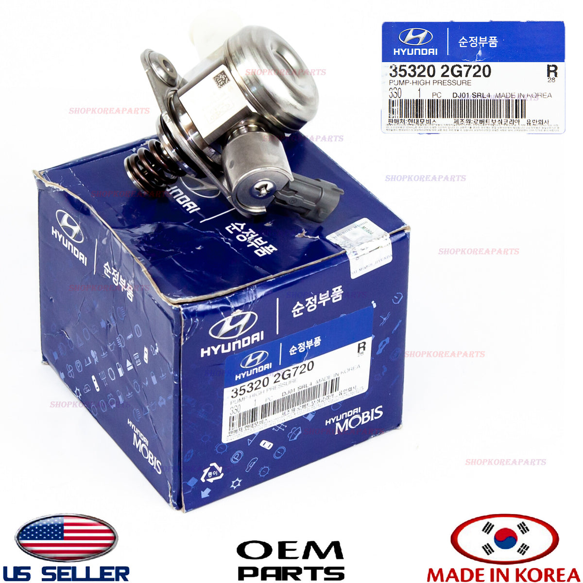 GENUINE High Pressure Fuel Pump OEM for Various HYUNDAI KIA 2.0-2.4L 2009-2016