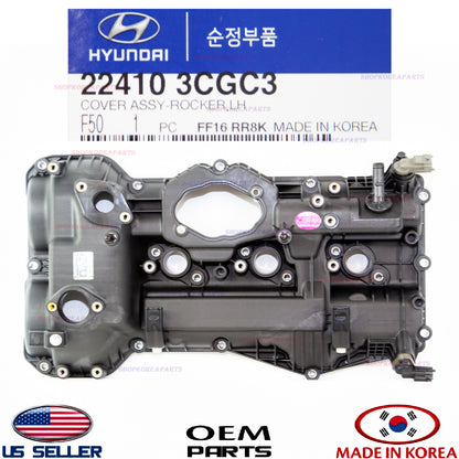 GENUINE Engine Valve Cover LEFT 3.3L OEM Hyundai Kia 2013-2019 See compatibility