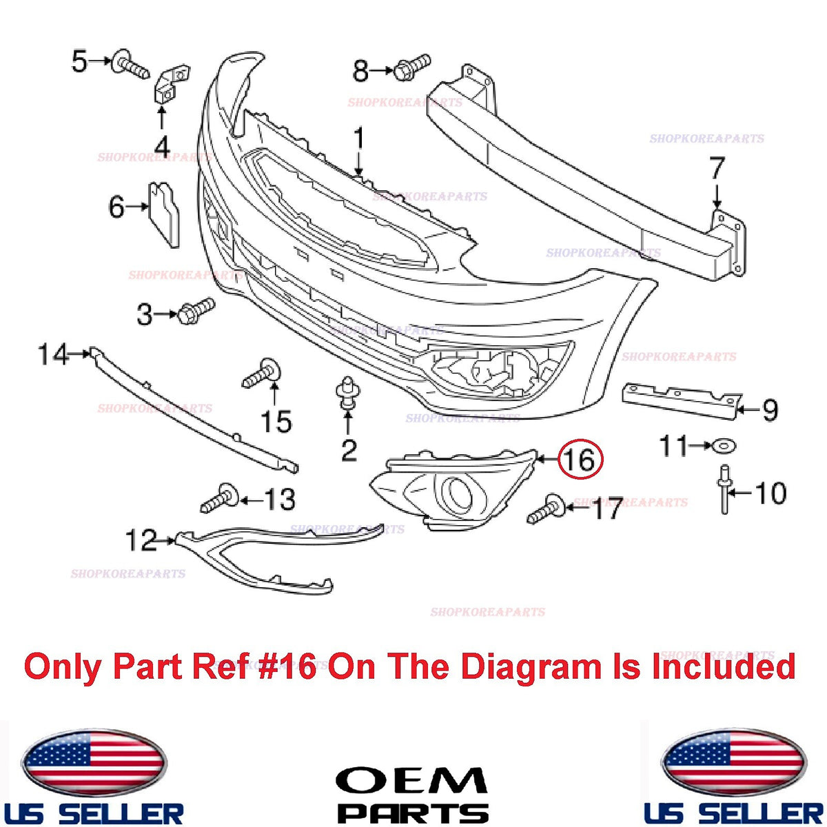 GENUINE Front Bumper Fog Lamp Cover RIGHT Passenger ⭐OEM⭐ Mirage Hatchback 17-20