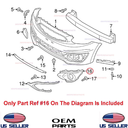 GENUINE Front Bumper Fog Lamp Cover RIGHT Passenger ⭐OEM⭐ Mirage Hatchback 17-20
