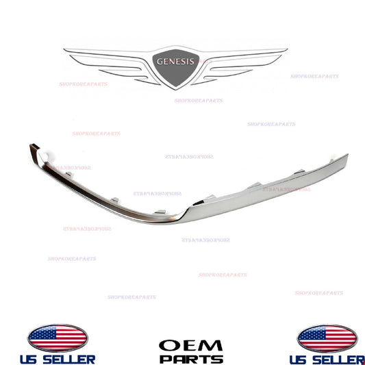 OEM Rear Bumper MATT Chrome Molding RIGHT Passeng Genesis GV80 2021-24 Prestige