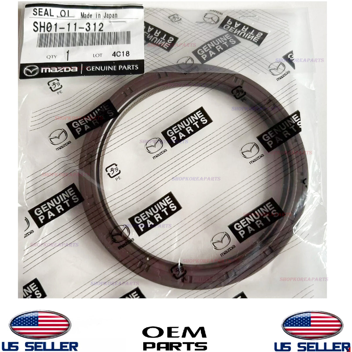 GENUINE OEM Engine Rear Main Seal for Various Mazda Models 2016-2025
