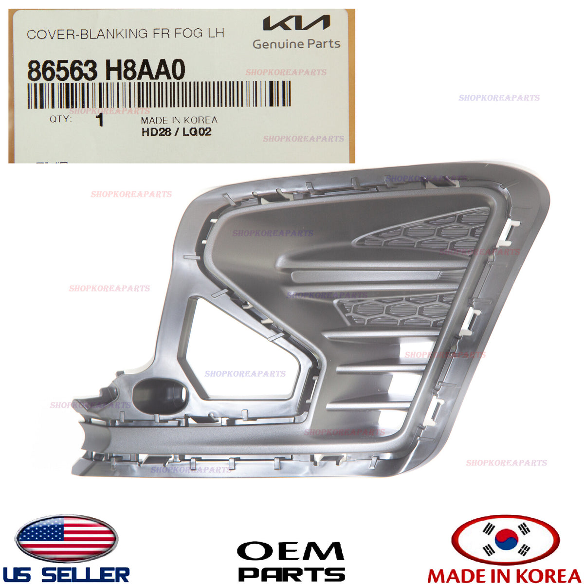 GENUINE Front Bumper Fog Lamp Cover LEFT Driver Side ⭐OEM⭐ Kia Rio 2021-2023