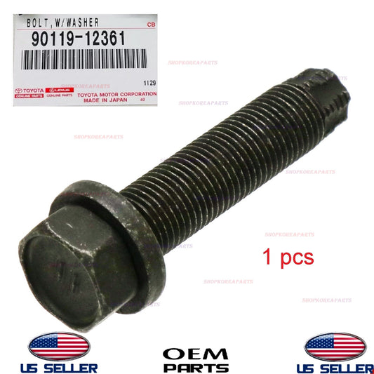 1pcs GENUINE Trailer Hitch Receiver Bolt w/Washer 2003-2024 4Runner GX460 GX470