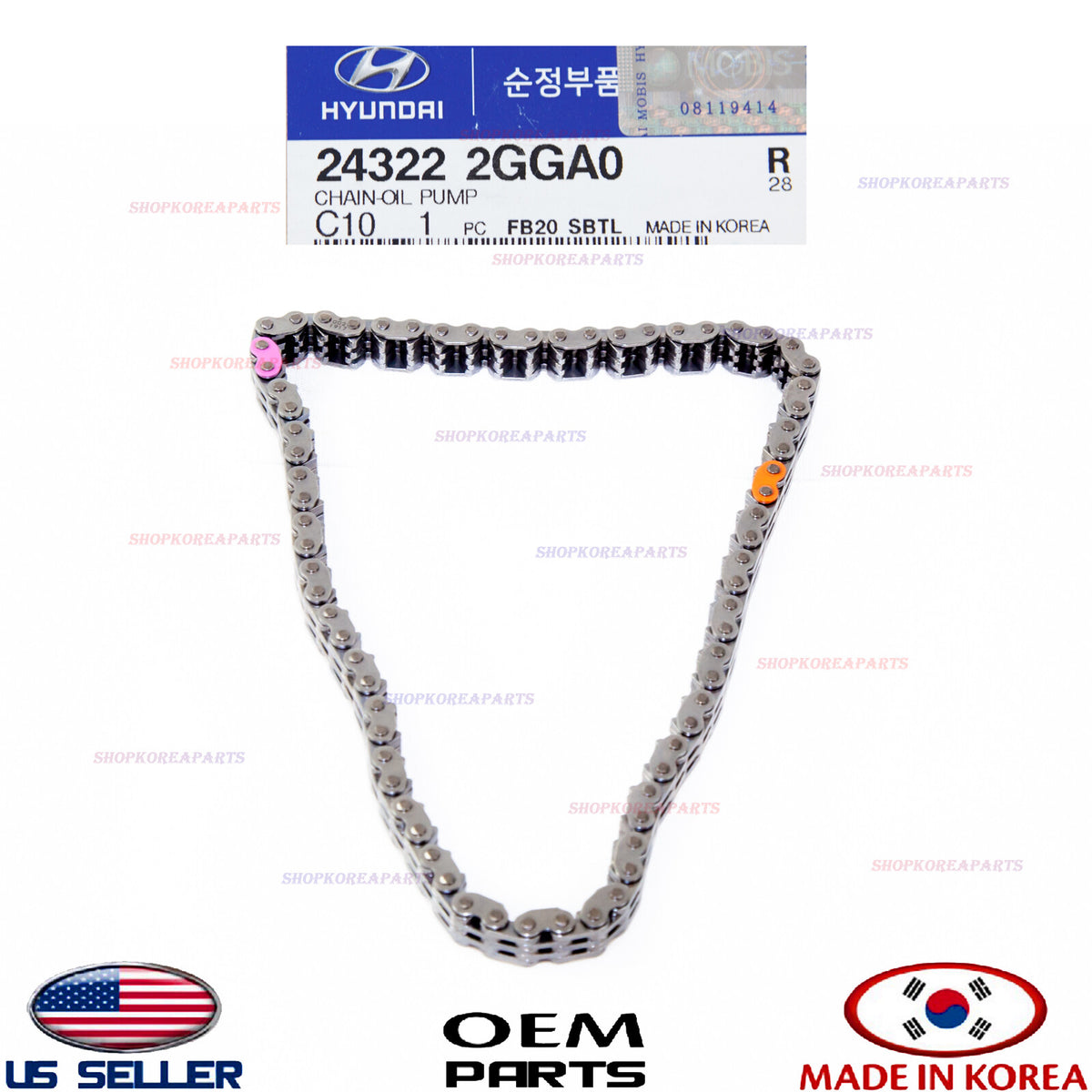 GENUINE Engine Oil Pump Timing Chain HYUNDAI KIA 2015-2023 *See compatibility