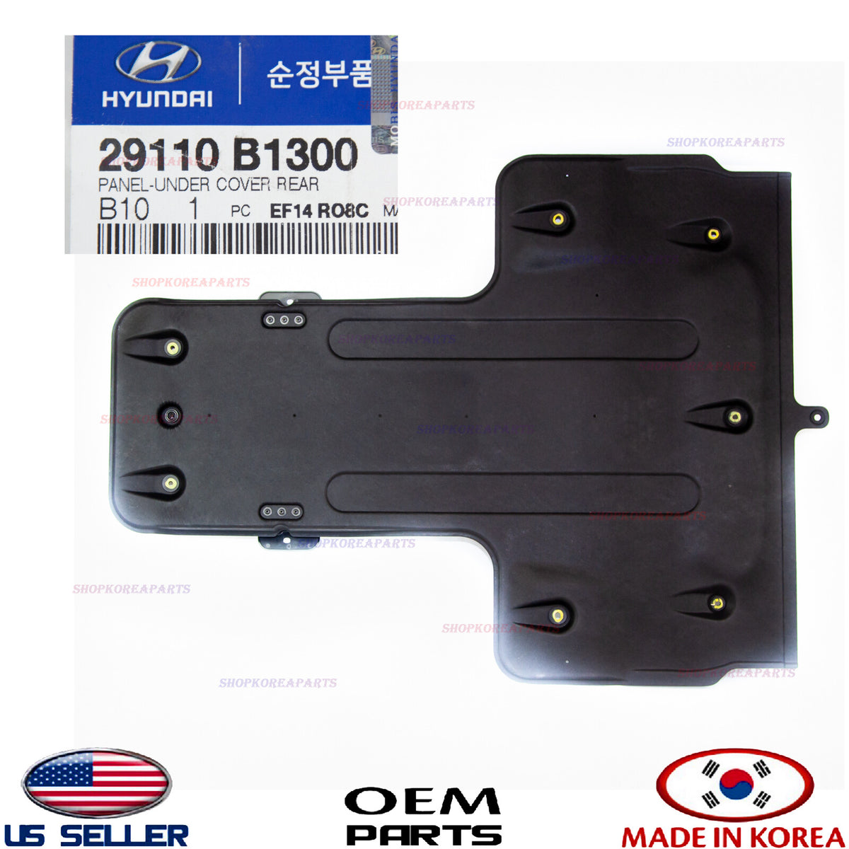 GENUINE Rear Under Engine Cover OEM G80 Genesis Sedan 2WD 2015-2017