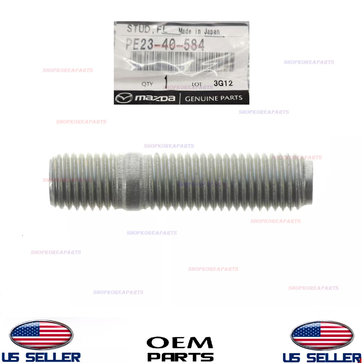 GENUINE Engine Exhaust Manifold Stud OEM 2013-2022 Mazda *See List PE23-40-584