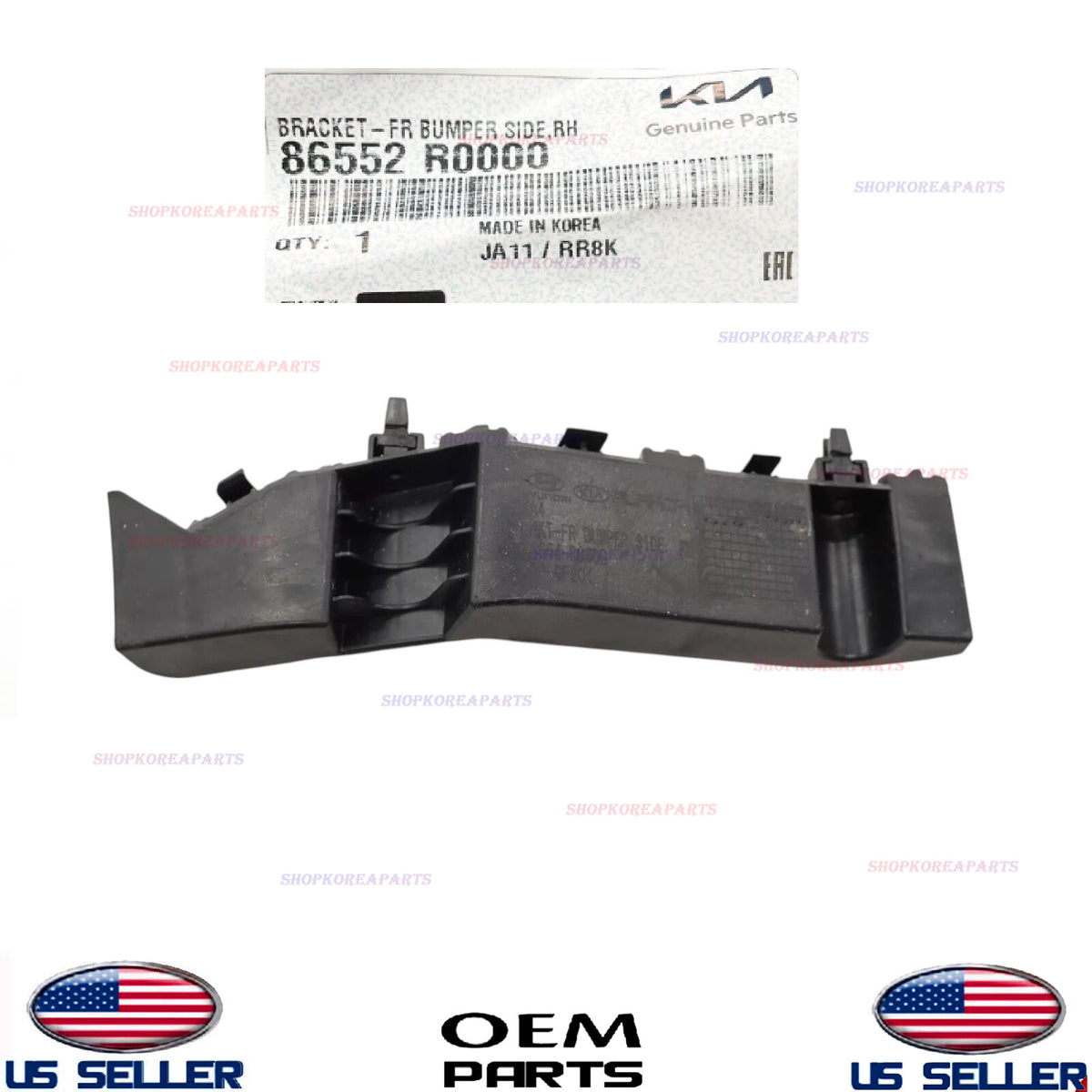 GENUINE OEM Front Bumper Bracket Right Passenger Side 2022-2024 Kia Carnival