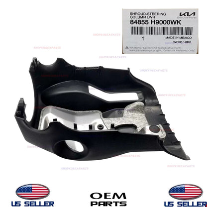 GENUINE OEM Lower Column Cover 2021-2023 Kia Rio w/Key Start 84855H9000WK
