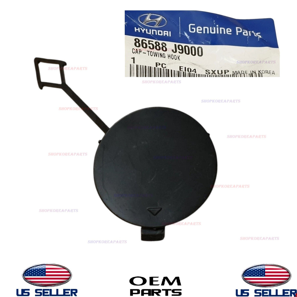 GENUINE OEM Front Bumper Tow Eye Cap 2018-2021 Hyundai Kona 86588-J9000