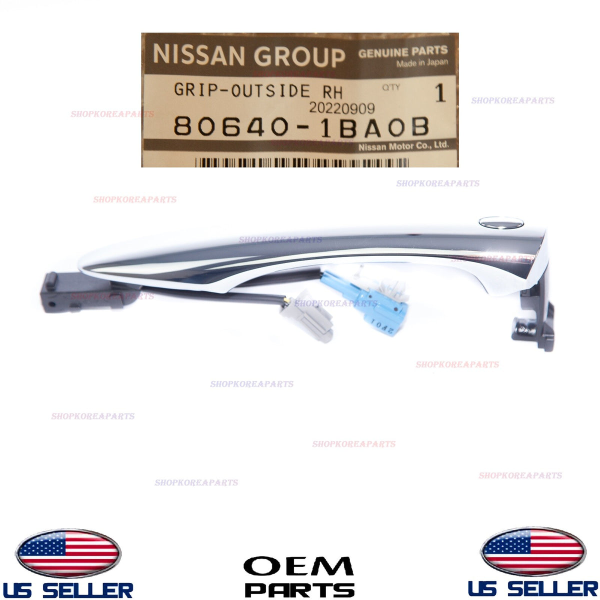 GENUINE Front Door Outside Handle LEFT RIGHT ⭐OEM⭐ Infiniti QX50 QX70 2016-2017