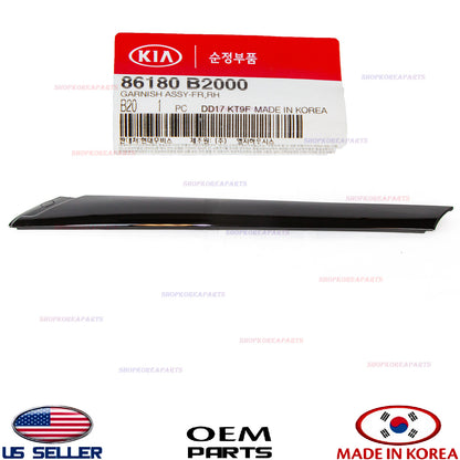 GENUINE Windshield Pillar Molding, Garnish Right Passenger Side OEM Soul 2014-19
