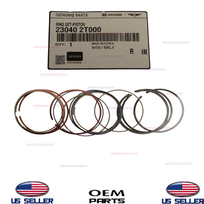 GENUINE OEM Engine Piston Rings SET Standard 2021-2025 Hyundai Kia 2.5L Turbo