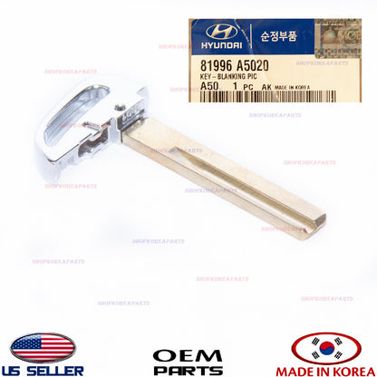GENUINE Uncut Blade Blank Smart Remote Key ⭐OEM⭐ Elantra GT 2016-2017 81996A5020