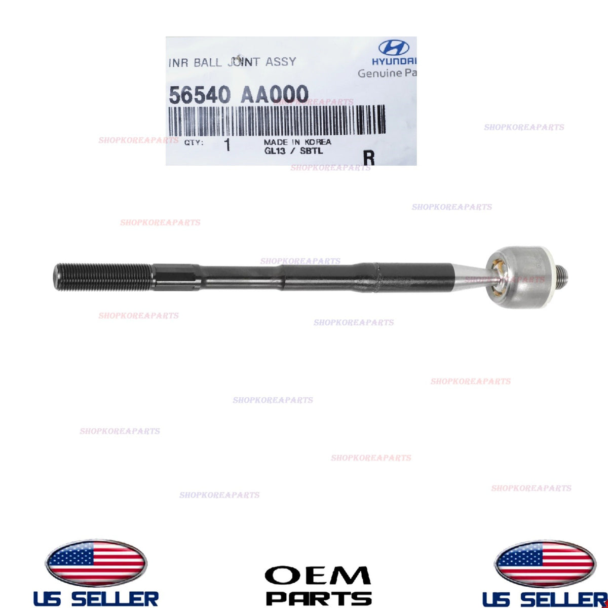 OEM Steering Gear Inner Tie Rod LEFT or RIGHT 2021-23 Elantra 2023-25 Kia Niro