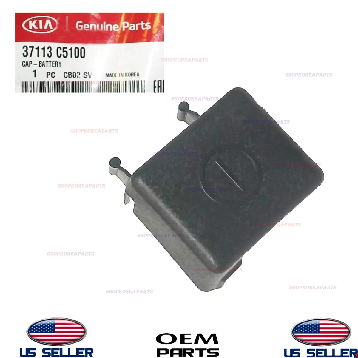 GENUINE OEM Negative Battery Terminal Cap 2016-2018 Kia Sorento 37113-C5100