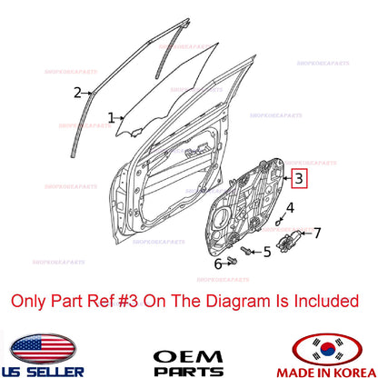 GENUINE Panel Window Regulator Module Front LEFT Door ⭐OEM⭐ Kia Seltos 2021-2025