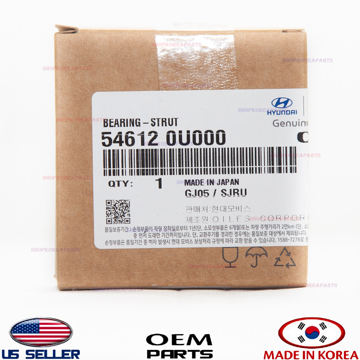 GENUINE Front Strut Bearing Left or Right OEM HYUNDAI KIA *See Compatibility